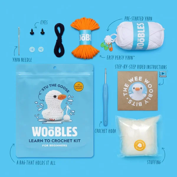 Stu the Goose Crochet Kit - Image 4