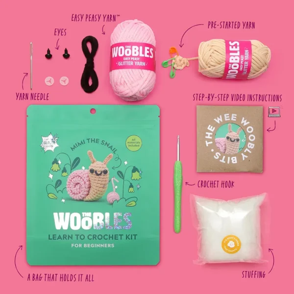 Mimi the Snail Crochet Kit - Image 3