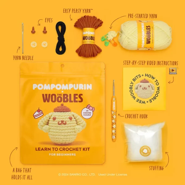 Pompompurin™️ Crochet Kit - Image 3