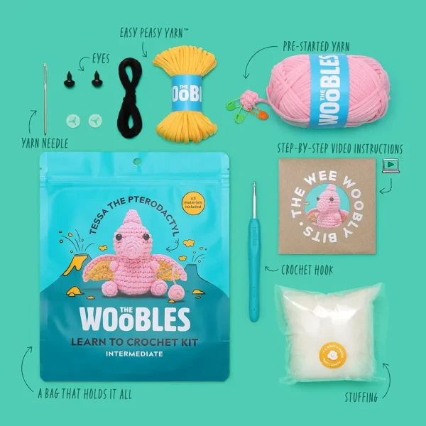 Tessa the Pterodactyl Crochet Kit - Image 3